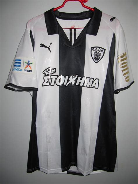 PAOK FC Home football shirt 2010 - 2011.