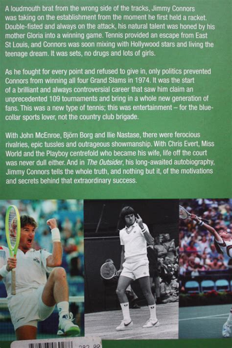 Tennis - The Outsider, My Autobiography by Jimmy Connors for sale in Durban (ID:619972254)