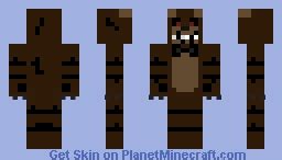 Nightmare Freddy REMASTERED Minecraft Skin