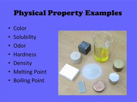 Physical & chemical properties