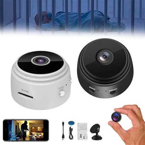 Camtrix Magnetic Mini Security Camera, 2024 New WiFi Wireless Small Video Camera Night Vision ...