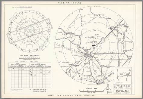 Little Rock Air Force Base : Little Rock Arkansas : Vicinity map - David Rumsey Historical Map ...