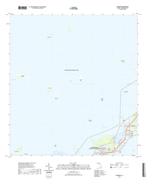 MyTopo Tavernier, Florida USGS Quad Topo Map