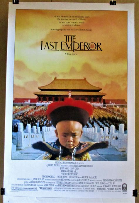 The LAST EMPEROR 1987 Original Rolled 27 X 41 Vintage Movie - Etsy ...