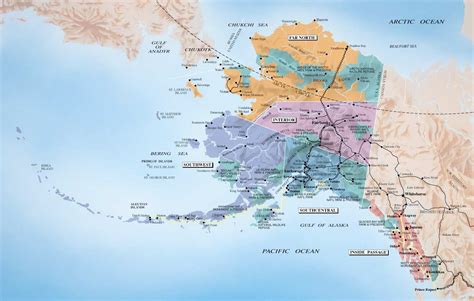 State Road Maps for Alaska