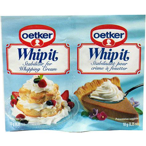 Dr. Oetker Whipping Cream Stabilizer, .35 oz (Pack of 30) Reviews 2019