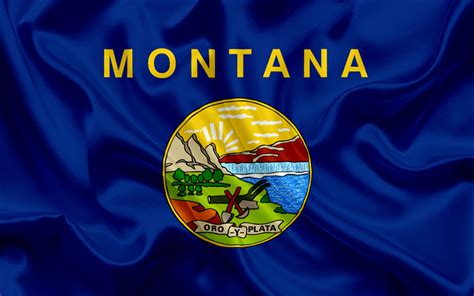 Download wallpapers Montana Flag, flags of States, flag State of ...