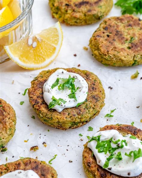 Chickpea Fritters | Clean Food Crush