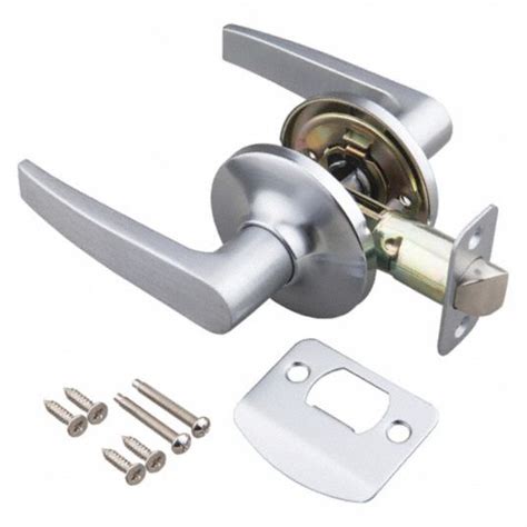 EZ-FLO Door Lever Lockset, Mechanical, Standard Duty, Different, Satin ...