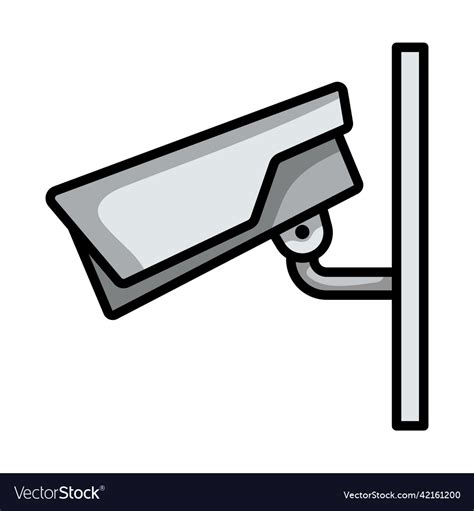 Security camera icon Royalty Free Vector Image