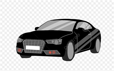 Car Sedan Clipart Transparent Background, Black Sedan Cartoon ...