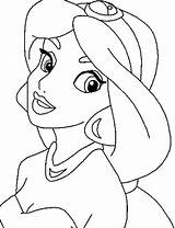 Free Printable Disney Princess Jasmine Coloring Page  sketch template