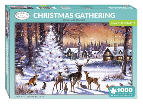 Otter House Christmas Gathering Jigsaw Puzzle (1000 Pieces) – PDK