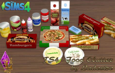 My Sims 4 Blog: Food Clutter by Ladesire