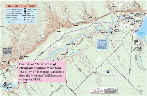 Manistee National Forest Trail Map