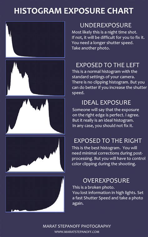 The histogram exposure chart #PhotoshopForBeginnersArt | Histogram photography, Manual ...