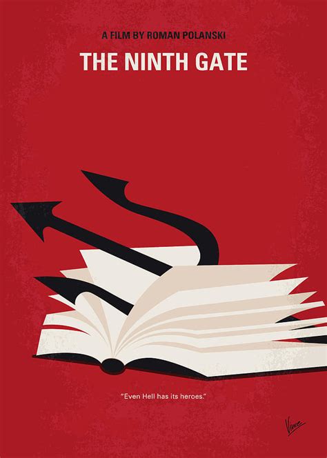 No1273 My The Ninth Gate minimal movie poster Digital Art by Chungkong Art - Fine Art America