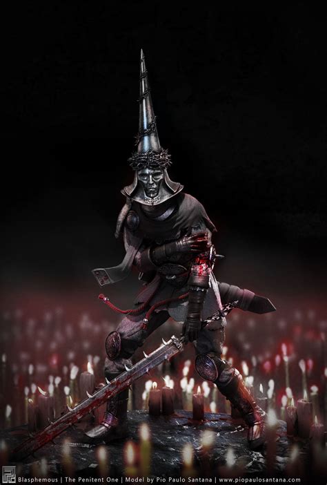 ArtStation - Blasphemous - The Penitent One Fan Art, Pio Paulo Santana | Dark souls art, Dark ...