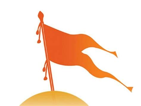 Bhagwa dwaj - All temples fly this coloured flag ! The colour symbolize SACRIFICE. | Indian flag ...