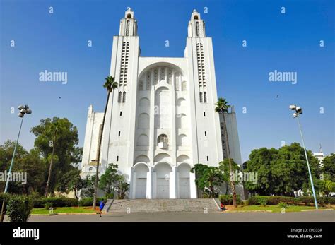 Maroc, Casablanca, église du Sacré-Cœur, l'architecte Paul Tournon (construit entre 1930 et 1953 ...