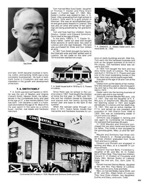 A History of Crosby County 1876-1977 - Page 503 - The Portal to Texas History