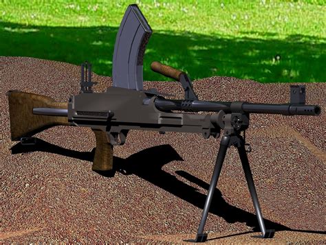 Bren gun Mark 2 3D model | CGTrader