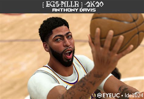 NBA 2K20 Anthony Davis Cyberface by MLLR