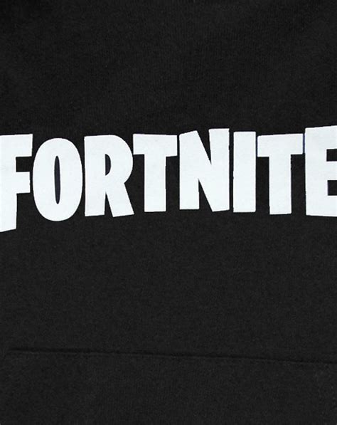 Fortnite Logo Kids/Boys Black Hoodie — Vanilla Underground