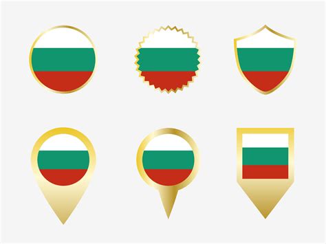 Vector flag set of Bulgaria. 22805342 Vector Art at Vecteezy