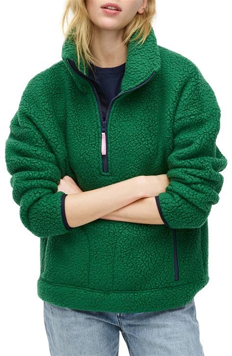 J.Crew Polartec® Fleece Half-Zip Pullover Jacket (Regular & Plus Size) | Nordstrom