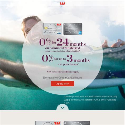 Westpac Altitude Platinum Credit Card - 0% for 24 Month Balance ...