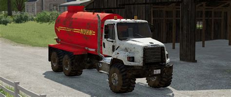 Freightliner 108SD with Nuhn Magnum 4000 Liquid Manure Spreader Truck - Farming Simulator 2022 / ...