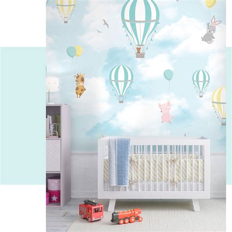 Illustrated Baby Nursery Wallpaper Designs For Kids Room Décor Ideas – GWD Kids