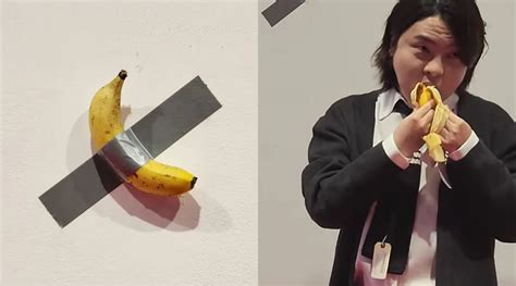 ‘Hungry’ student eats artwork of a banana duct-taped to a South Korean museum wall | Art-and ...