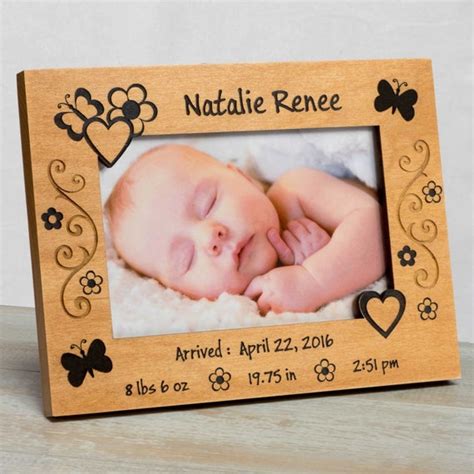 Personalized Baby Picture Frame Baby Girl Picture Framenew | Etsy