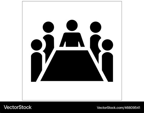 Meeting room Royalty Free Vector Image - VectorStock