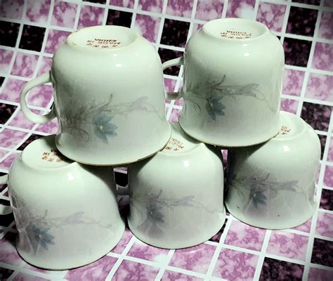 Vintage Beautiful Floral China Tea Cups, Furniture & Home Living, Kitchenware & Tableware ...