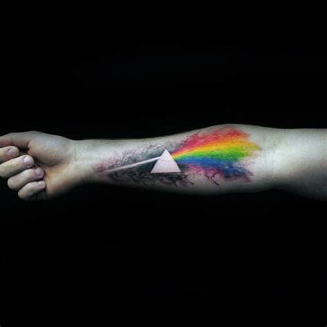 50 Dark Side Of The Moon Tattoo Designs For Men - Pink Floyd Ideas