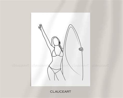 Surf Art Print, Surfboard Wall Art, Surfing Decor, Printable Wall Art ...