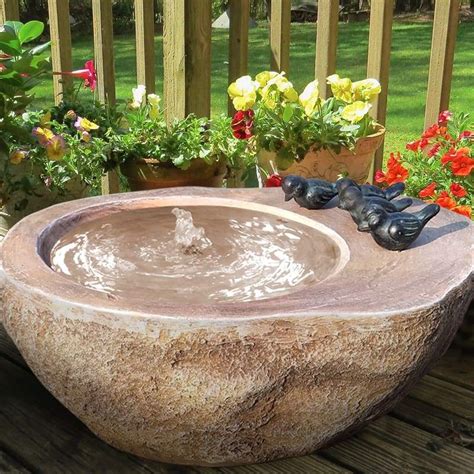 Solar Bird Bath Fountains | Leaf Misters and Birdbath Bubblers - The ...