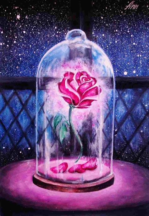 Beauty And The Beast Rose Drawing at PaintingValley.com | Explore collection of Beauty And The ...