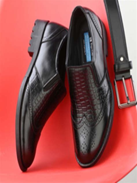 Buy Eego Italy Men Textured Genuine Leather Formal Brogues - Formal Shoes for Men 22556498 | Myntra