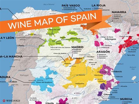 Map of Spain Wine Regions | Wine Folly | Map of spain, Wine from spain ...