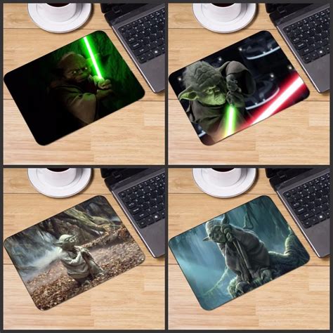 Yuzuoa NEW Square Star Wars Yoda Anti slip Mousepad Computer Mouse Pad For Optal Me Trackball ...