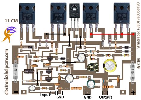 200w Mosfet Power Amplifier Circuit Diagram