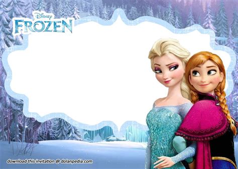 Free Printable Disney Frozen Invitation Templates | Frozen invitations ...