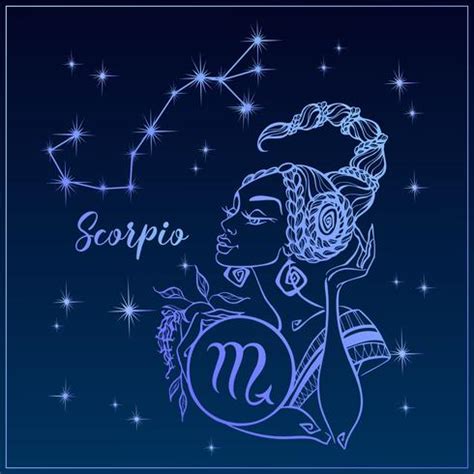 Zodiac sign Scorpio as a beautiful girl. The Constellation of Scorpio ...