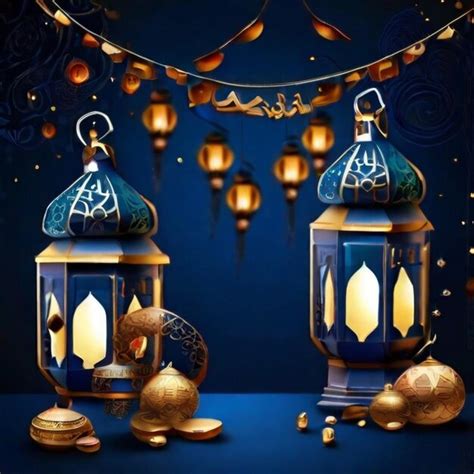 Premium Photo | Ramadan lanterns background HD 8K wallpaper Stock ...