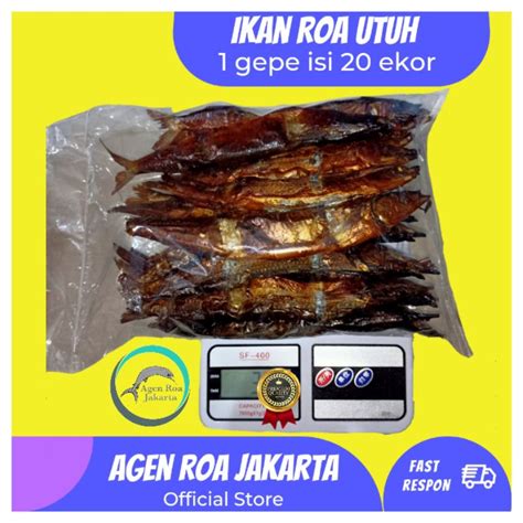 Jual Ikan Roa asap Utuh 1 gepe isi 20 ekor ikan Roa / Roa / Ikan Roa ...