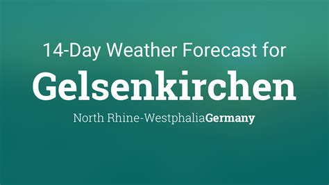 Gelsenkirchen, North Rhine-Westphalia, Germany 14 day weather forecast